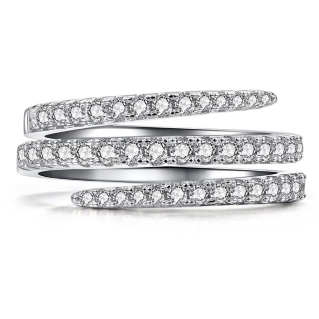 Stack Layered Diamond Ring